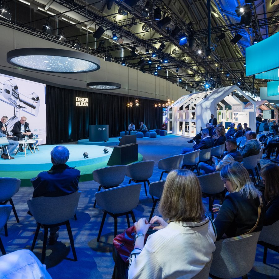 Vortragsprogramm Design Plaza auf der ISH 2025