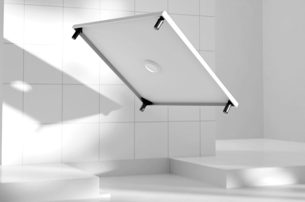 BetteLevel Systemfuß zur Montage von Duschflächen