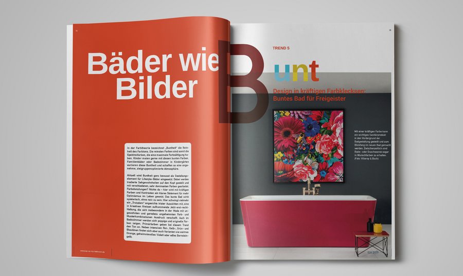 Trendbuch Pop up my Bathroom ISH 2019 Trendbook Pop up my Bathroom ISH 2019