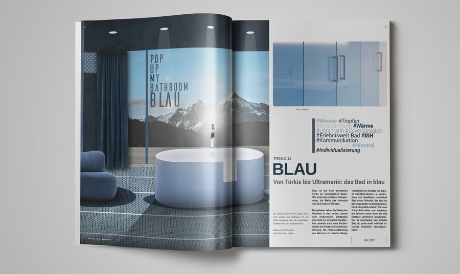 Trendbuch Pop up my Bathroom ISH 2019 Trendbook Pop up my Bathroom ISH 2019