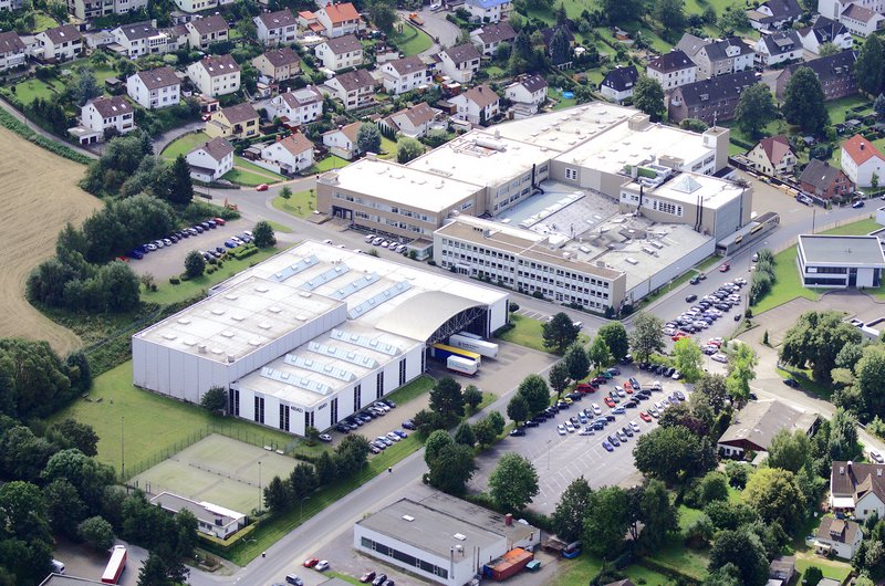 Der Keuco-Hauptsitz in Hemer aus der Luft Der Keuco-Hauptsitz in Hemer aus der Luft