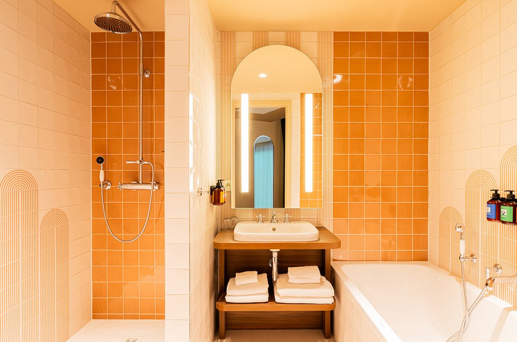 Badezimmer im The Ostendian mit Produkten von Duravit