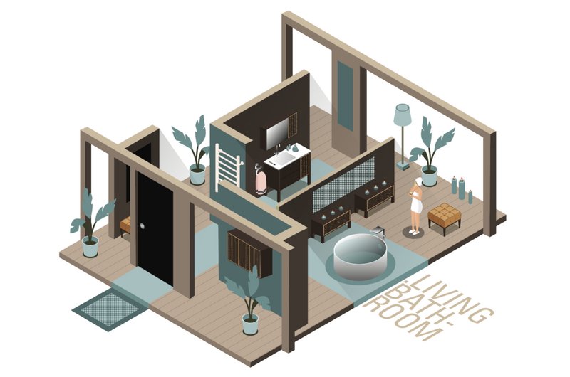 Pop up my Bathroom Magazin zum Thema Living Bathroom