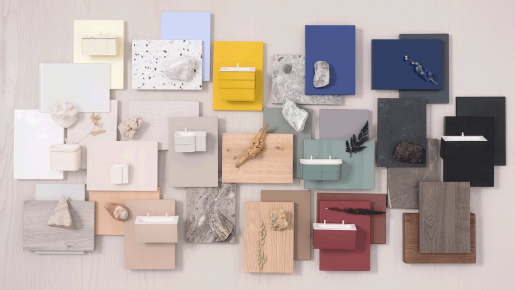 Materialbibliothek von burgbad