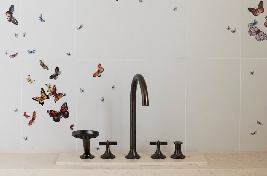 Badezimmerwelt Butterfly im Langham Nymphenburg Residence in München Badezimmerwelt Butterfly im Langham Nymphenburg Residence in München