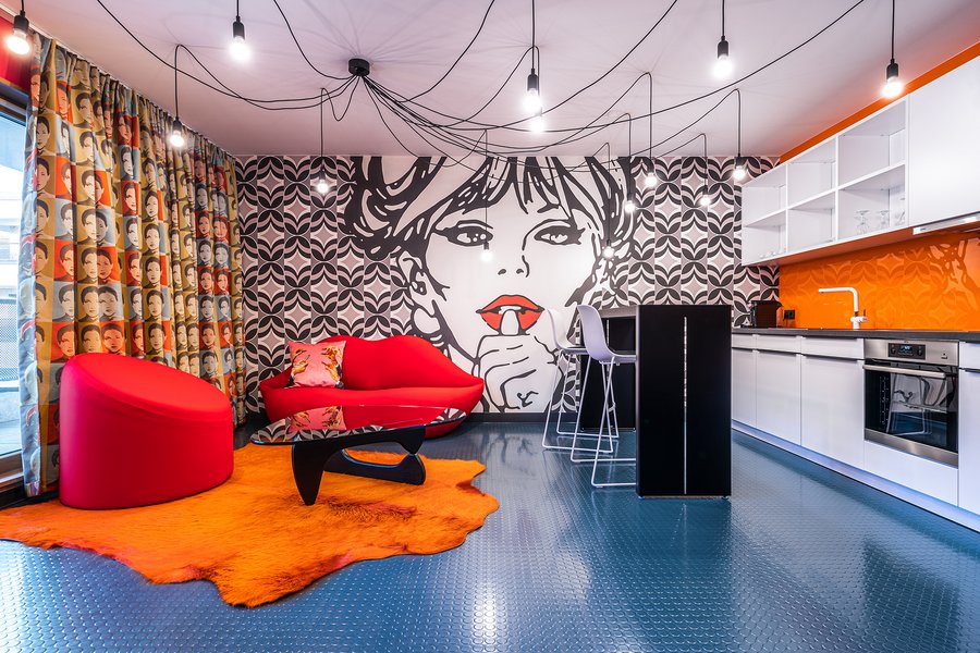 Die Suite Pop Art im Designhotel Laurichhof