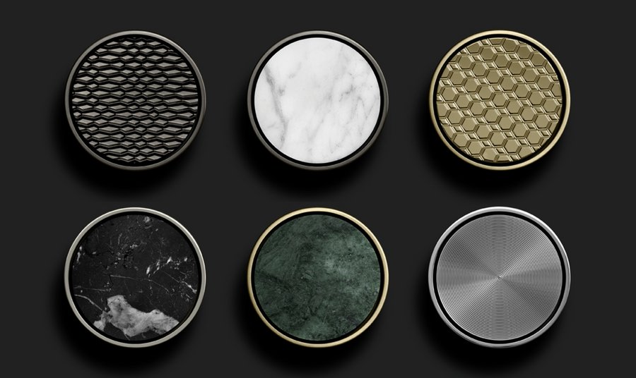 Griffeinsätze für die Armatur Cyo von Dornbracht Griffeinsätze für die Armatur Cyo von Dornbracht