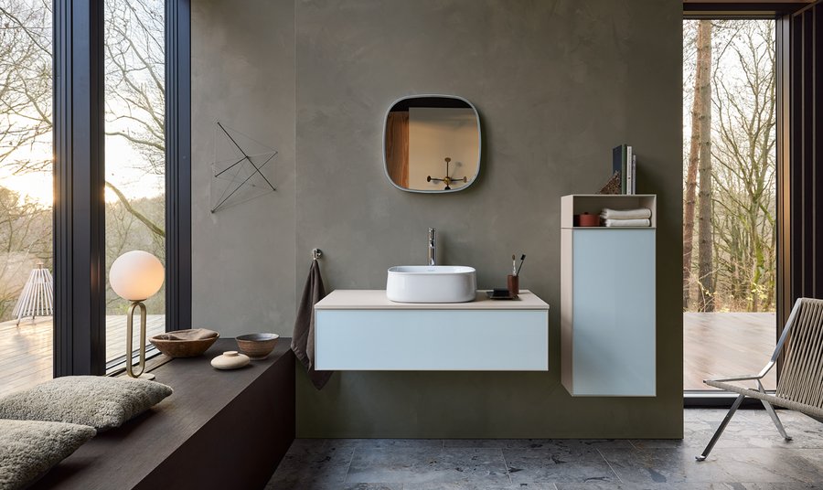 Die Badserie Zencha von Duravit, designt von Sebastian Herkner