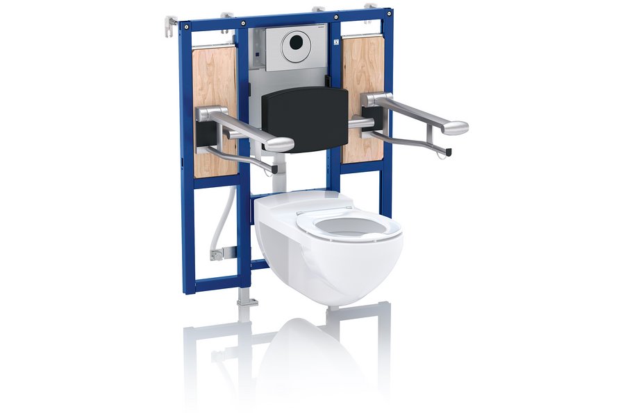 Geberit Duofix Kompletteinheit für ein barrierefreies WC