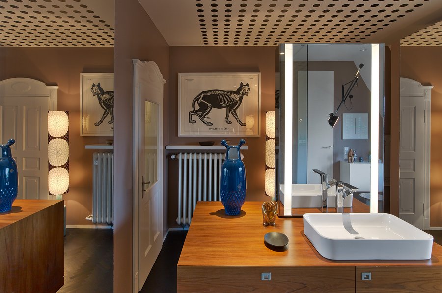 Badezimmer der Maisonette-Wohnung P155 von Peter Ippolito
