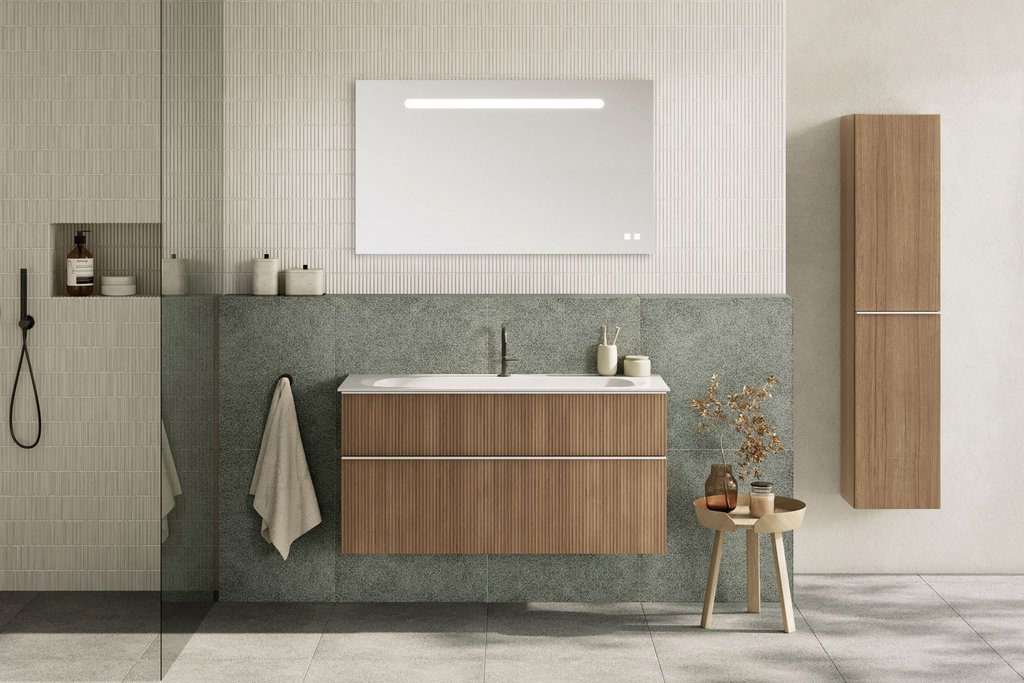 Fiumo 2.0 von burgbad in Eiche Dekor Zimt.