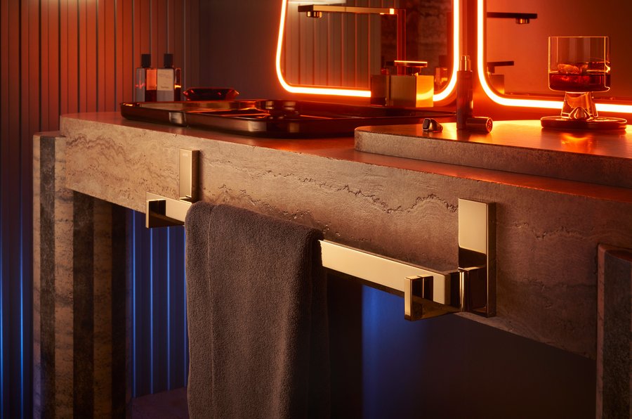 Universal Rectangular Accessoires von Axor, gestaltet von Philippe Starck