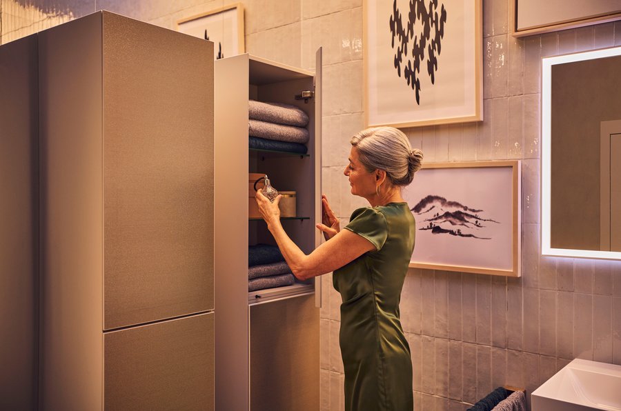 Kubisches Design der Serie Xevolos von Hansgrohe