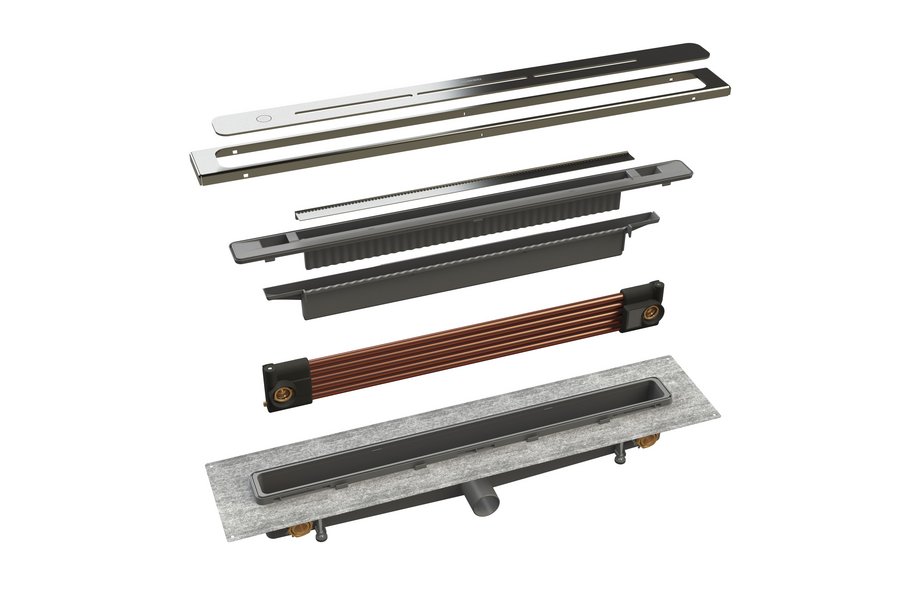 Duschrinne FlowLine Heatrecovery von Kaldewei