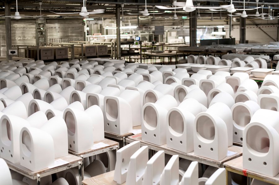 Werkshalle von Villeroy & Boch in Mettlach