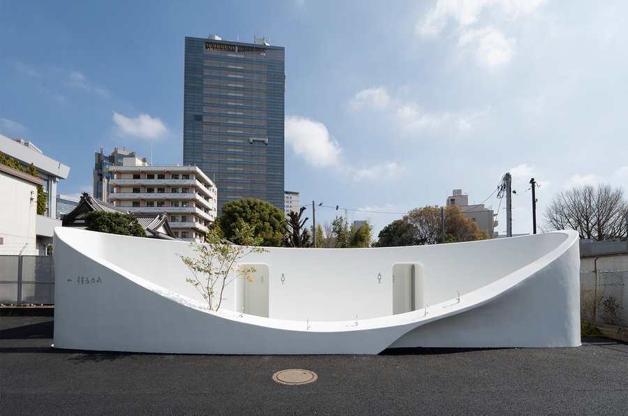 Toilettenanlage von Sou Fujimoto am Standort Nishisando