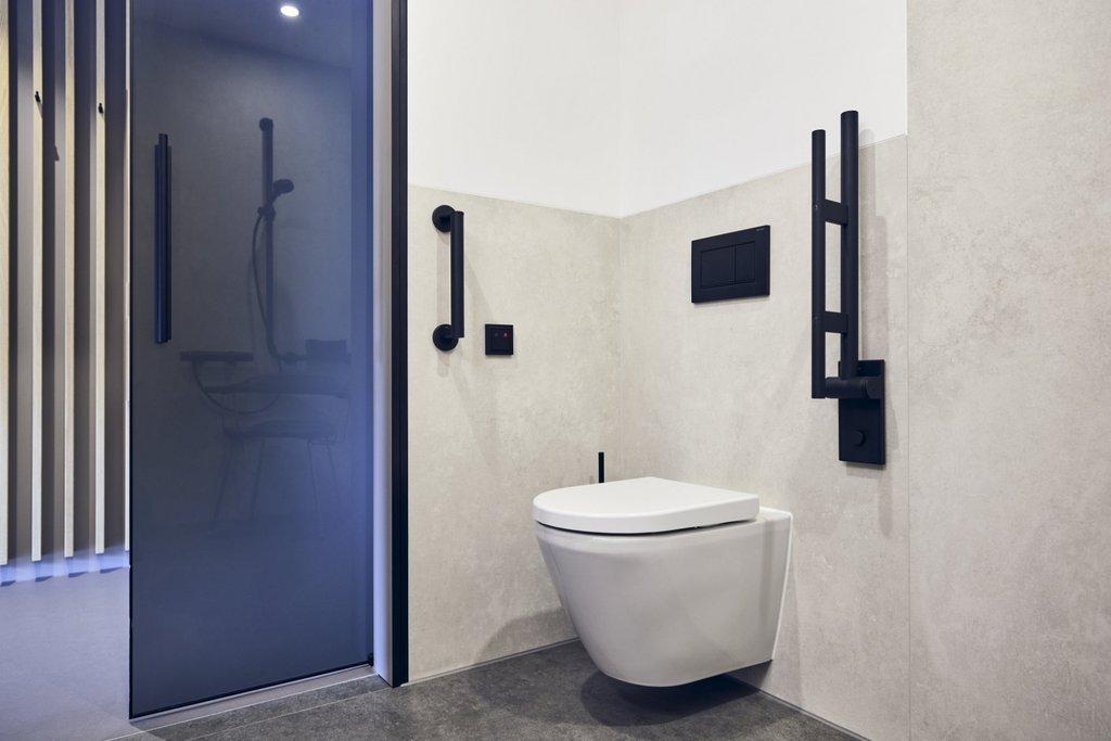 Badezimmer des illerSENIO Campus in Laupheim