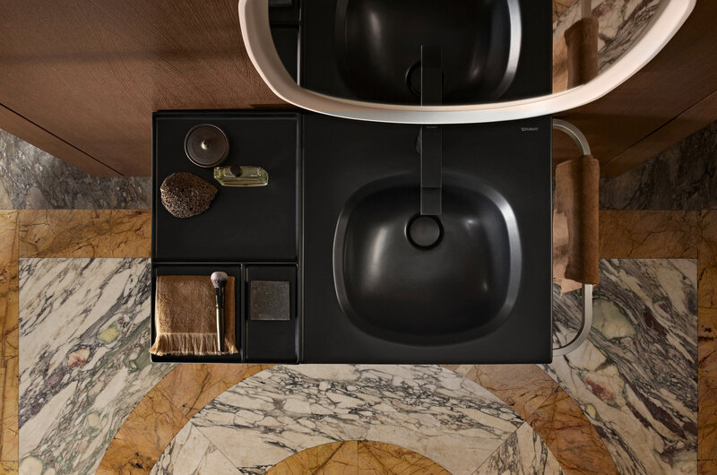 Proportionen des Waschbereichs der Kolletion Aurena von Duravit