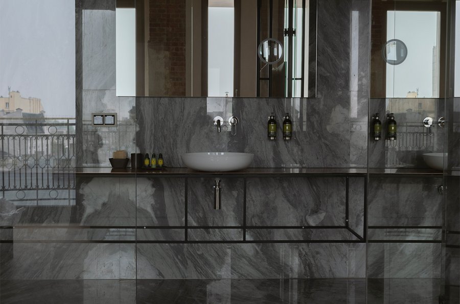 Grand Hotel Łódź Badezimmer