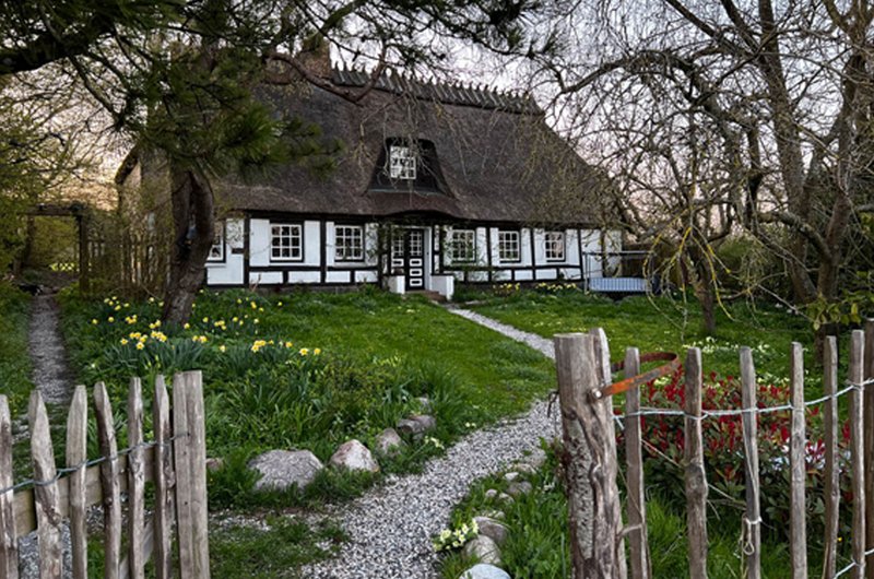 Historisches Reetdachhaus aus dem Jahr 1866