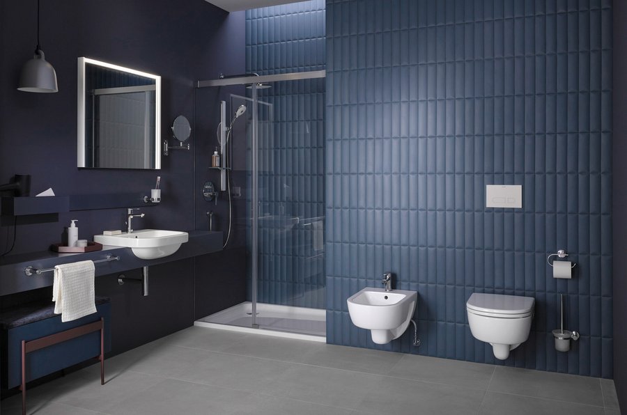 Bidet und WC von Duravit sollten auf gleicher Höhe sein.