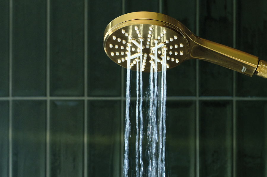 Jet-Strahl der Rainshower 130 SmartActive Handbrause von Grohe