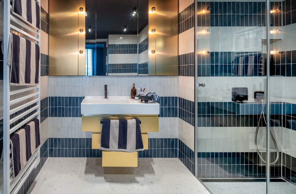 Badezimmer im HPQ Living in Frankfurt