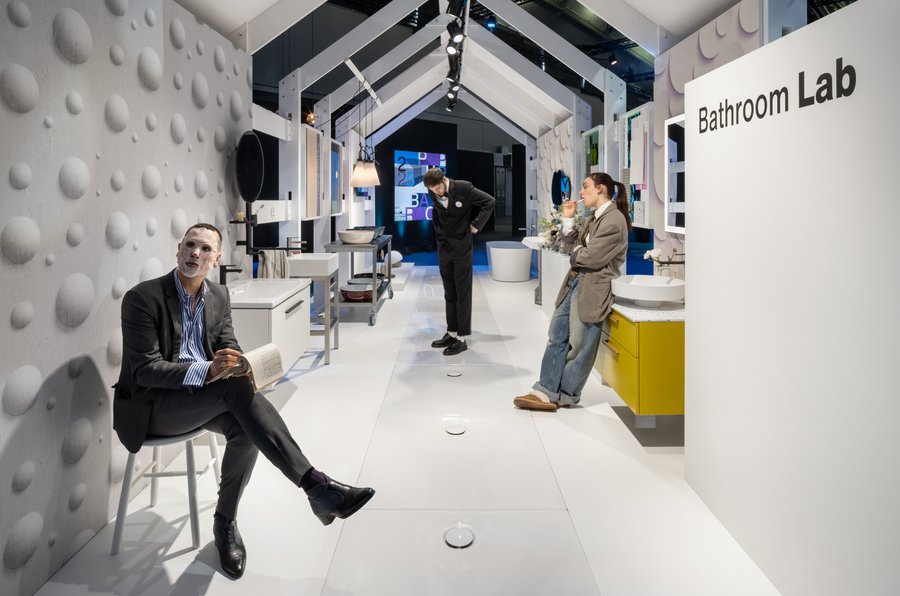 Bathroom Lab der Trendausstellung Pop up my Bathroom auf der ISH Frankfurt 2025