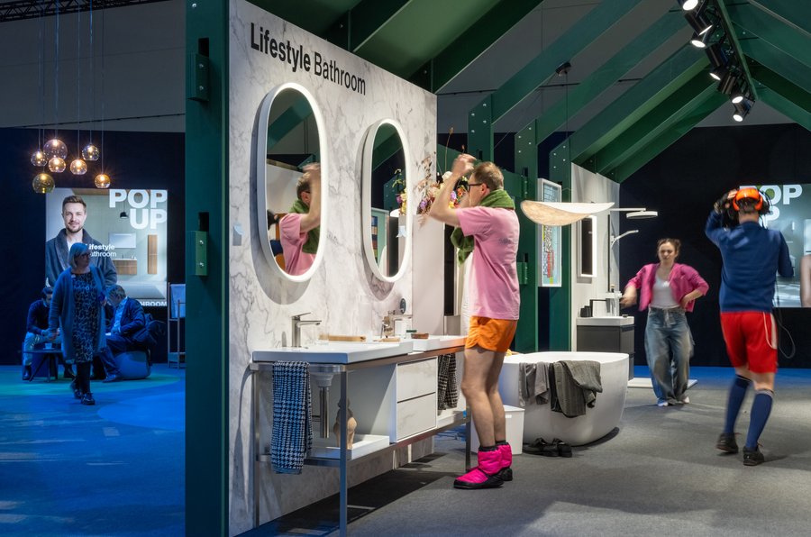 Lidestyle Bathroom der Trendausstellung Pop up my Bathroom auf der ISH Frankfurt 2025