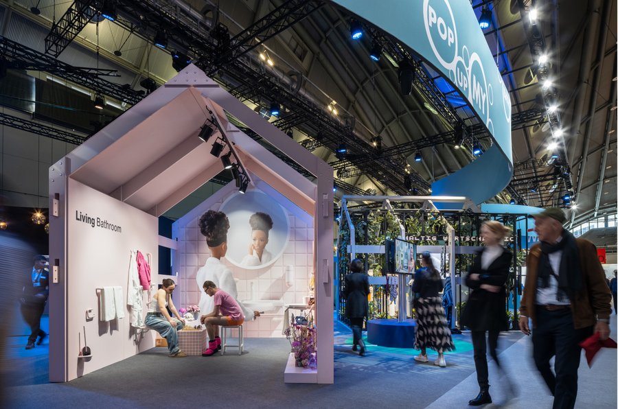 Living Bathroom der Trendausstellung Pop up my Bathroom auf der ISH Frankfurt 2025