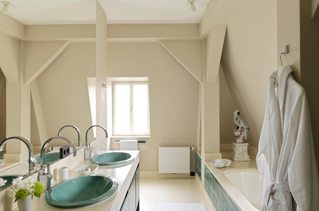 Badezimmerwelt Raindrops im Langham Nymphenburg Residence in München Badezimmerwelt Raindrops im Langham Nymphenburg Residence in München