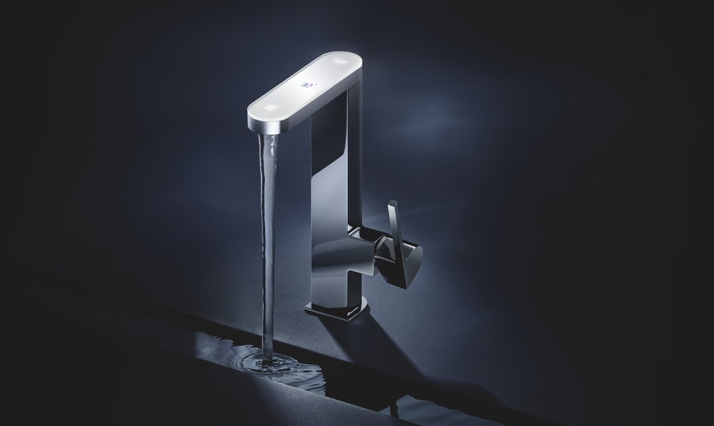 Grohe Plus Armatur mit Temperaturanzeige Grohe Plus Armatur mit Temperaturanzeige
