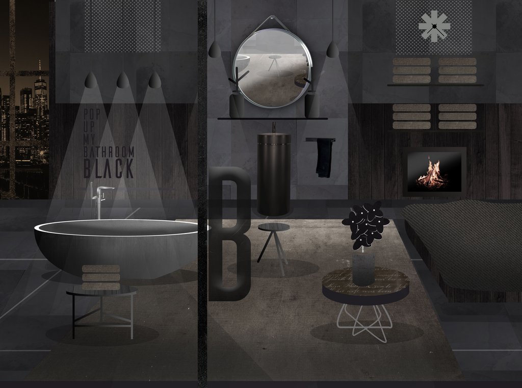 Schwarz ist einfach immer cool Alape, Dornbracht Designspiegel