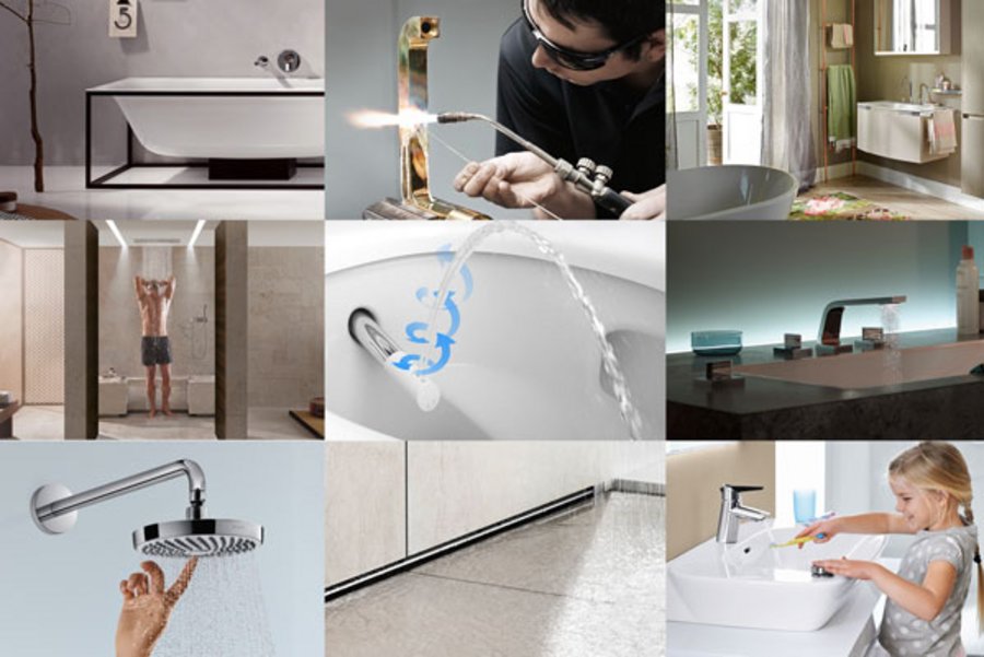 Photo: Bette, Hansgrohe, Dornbracht, Viega, burgbad, Axor