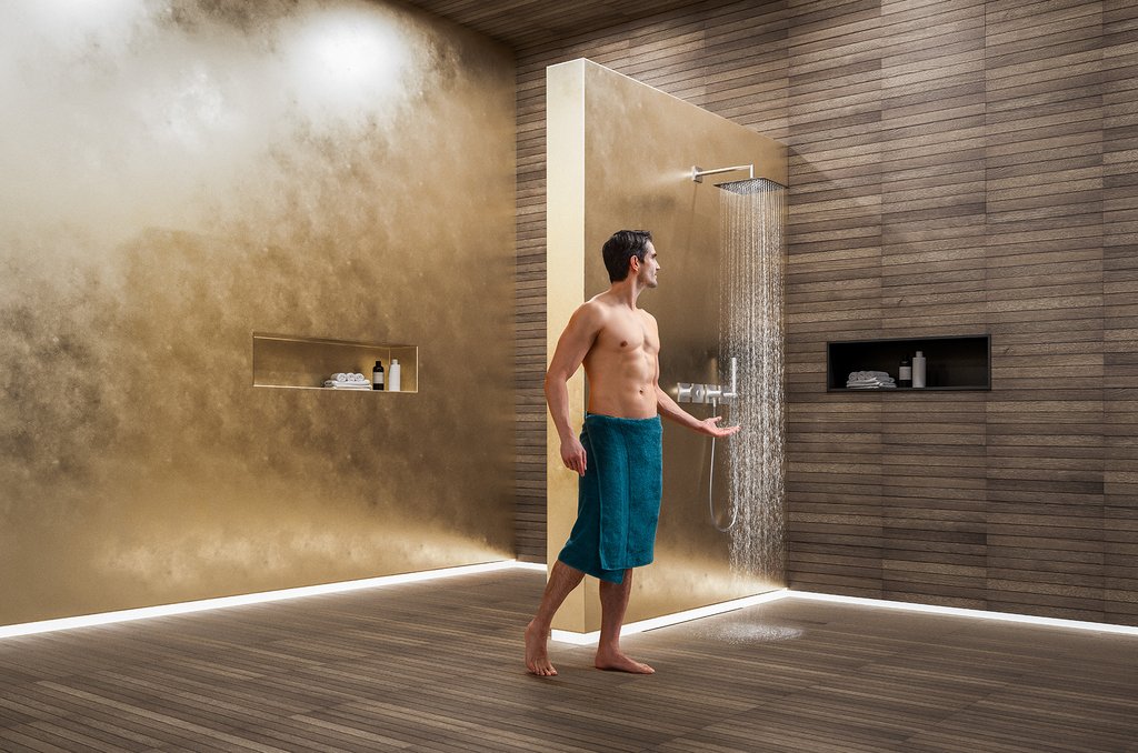 Dusche mit der KWC Homebox