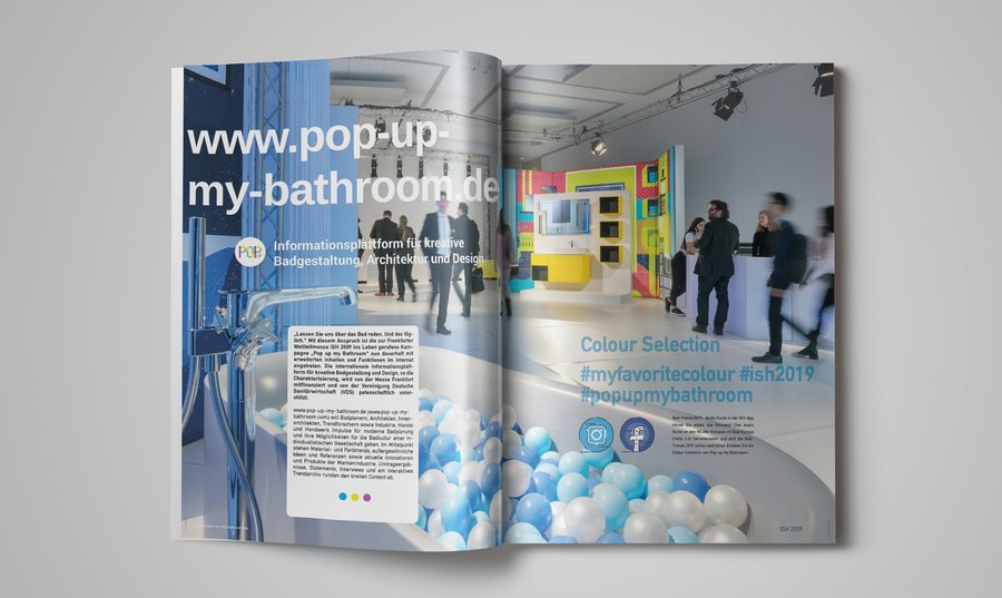 Trendbuch Pop up my Bathroom ISH 2019 Trendbook Pop up my Bathroom ISH 2019