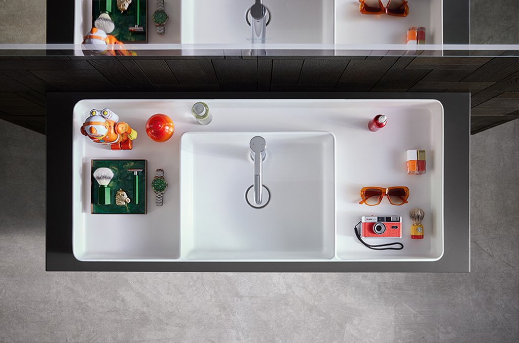 Waschbecken der Serie Bento Starck Box von Duravit