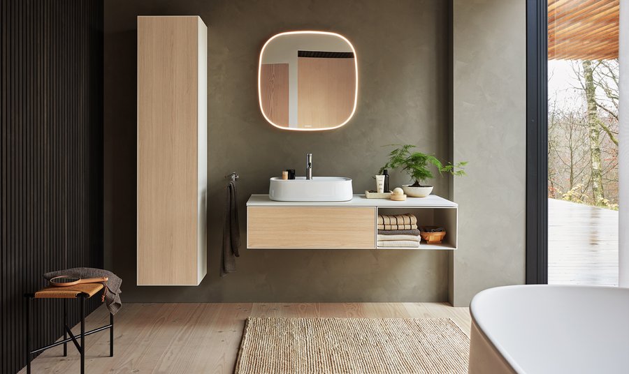 Die Badserie Zencha von Duravit, designt von Sebastian Herkner