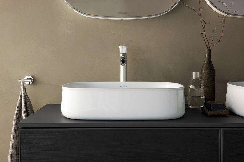 Waschbecken aus der Serie Zencha von Duravit Waschbecken aus der Serie Zencha von Duravit