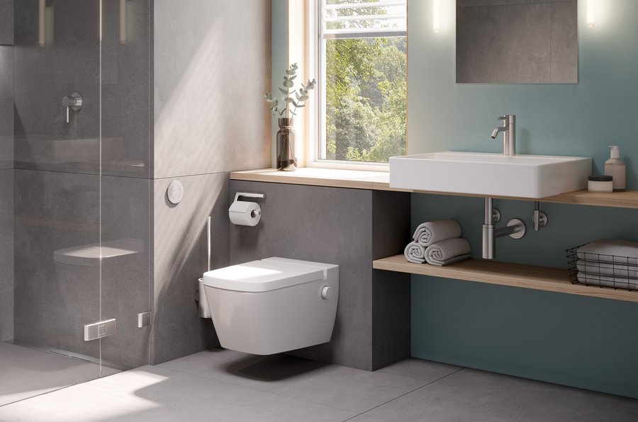 Trend Tiny Bathroom with TECE