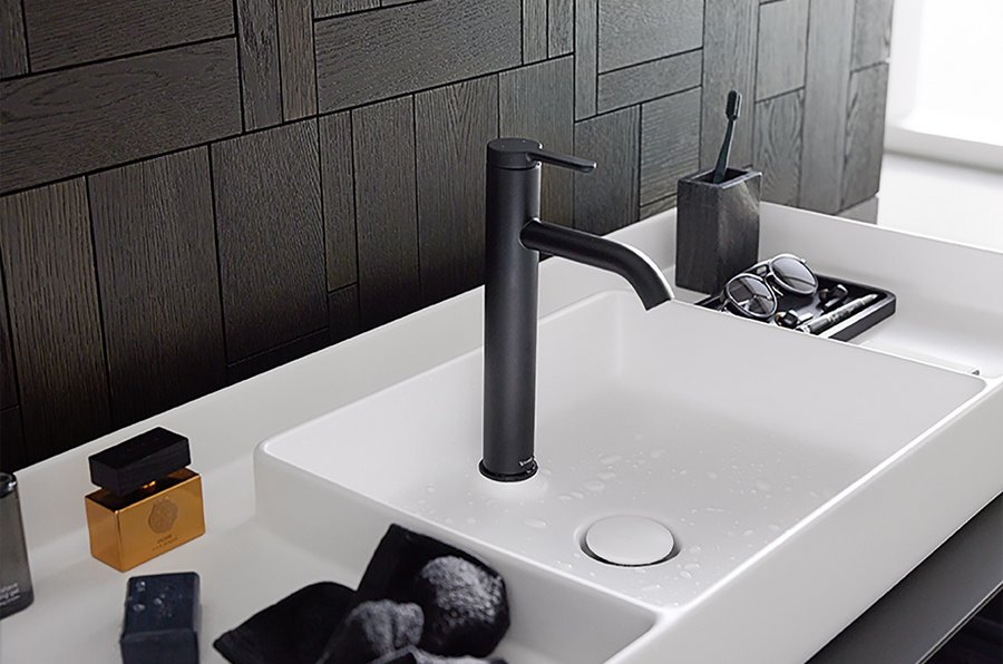 Waschbecken der Serie Bento Starck Box von Duravit in DuraCeram