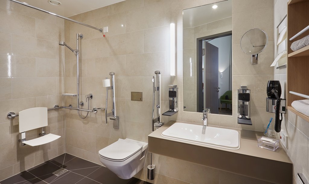 Badezimmer der Waldkliniken Eisenberg Badezimmer der Waldkliniken Eisenberg