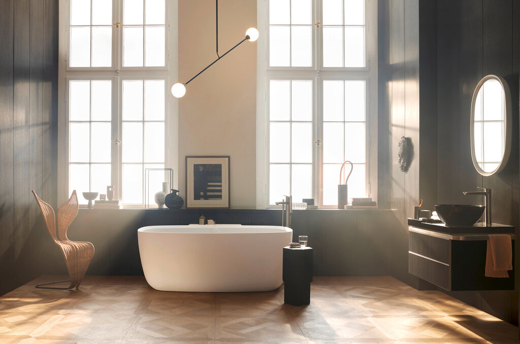Badezimmer mit Produkten der Kolletion Aurena von Duravit