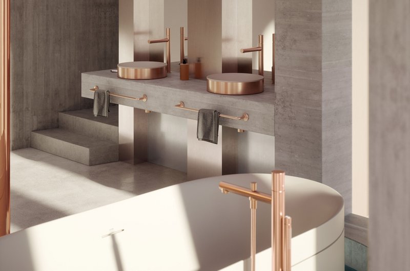 Utopian Dream - Konzeption eines Hotelsuite-Badezimmers von Masquespacio