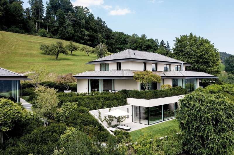 Villa Fernblick in den Schweizer Alpen