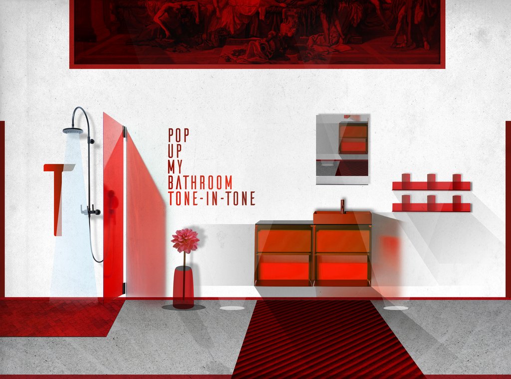 Baden Ton-in-Ton Grohe Lineare