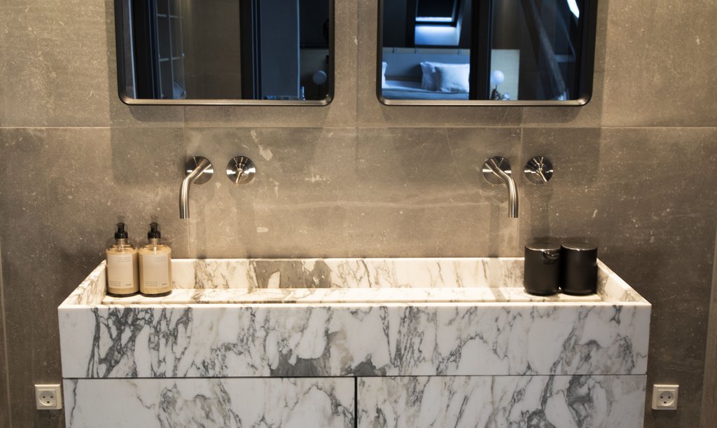 Badezimmer im Penthouse des The Audo Badezimmer im Penthouse des The Audo