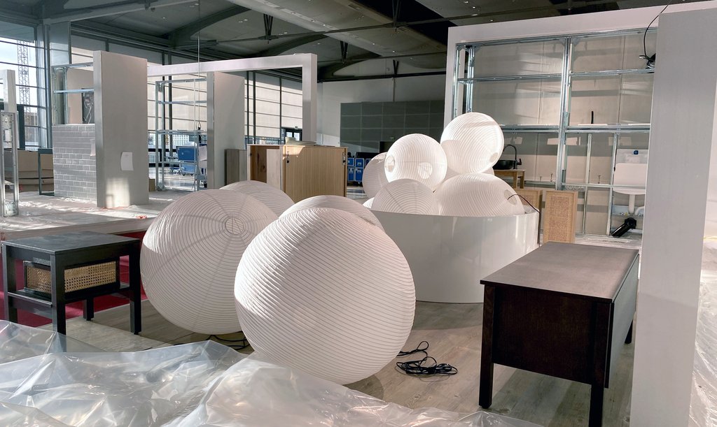 Aufbau der VDS-Ausstellung auf der ISHdigital21 Aufbau der VDS-Ausstellung auf der ISHdigital21