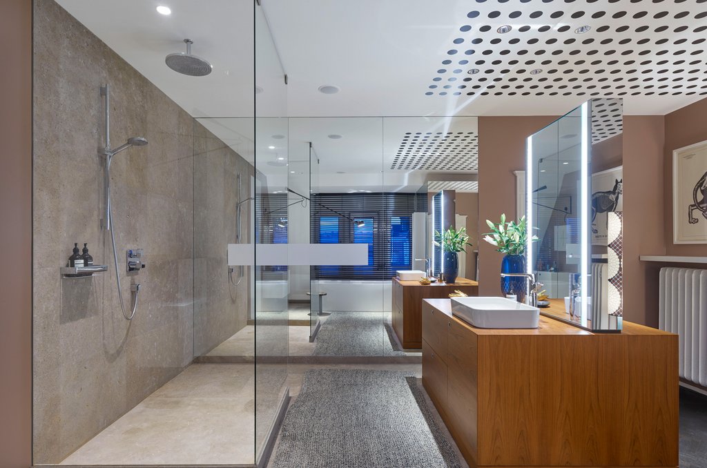 Badezimmer der Maisonette-Wohnung P155 von Peter Ippolito