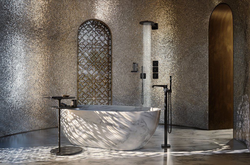 Badkonzept für das Axor-Projekt Distinctive von Hadi Teherani Badkonzept für das Axor-Projekt Distinctive von Hadi Teherani